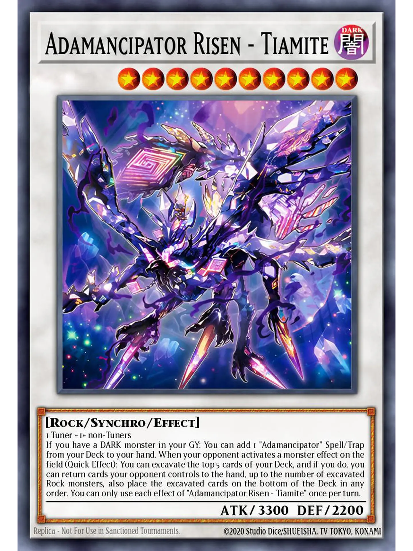 Adamancipator Risen - Tiamite - BETB-EN041 - Common 1st Edition 1
