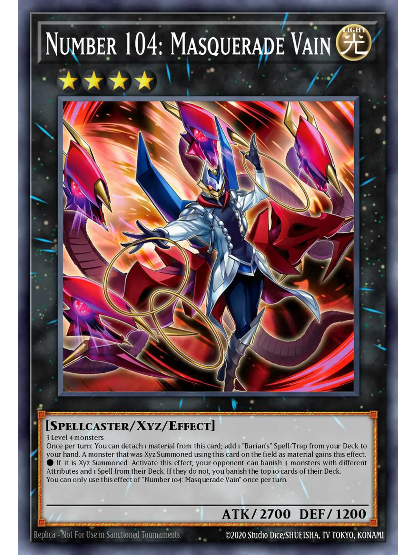 Number 104: Masquerade V - BETB-EN042 - Secret Rare 1st Edition 1