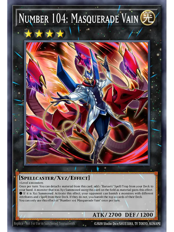 Number 104: Masquerade V - BETB-EN042 - Secret Rare 1st Edition 1