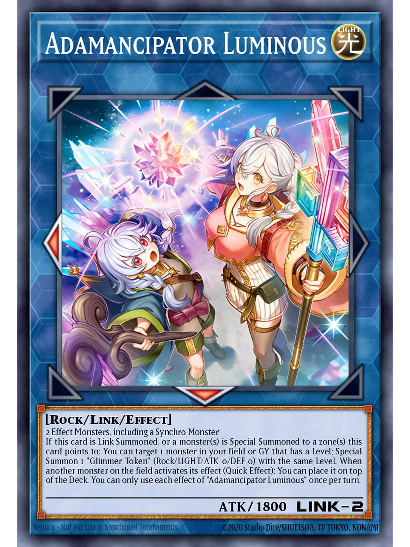 Adamancipator Luminous - BETB-EN049 - Super Rare 1st Edition 1