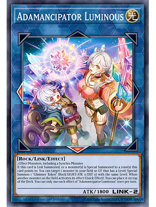 Adamancipator Luminous - BETB-EN049 - Super Rare 1st Edition