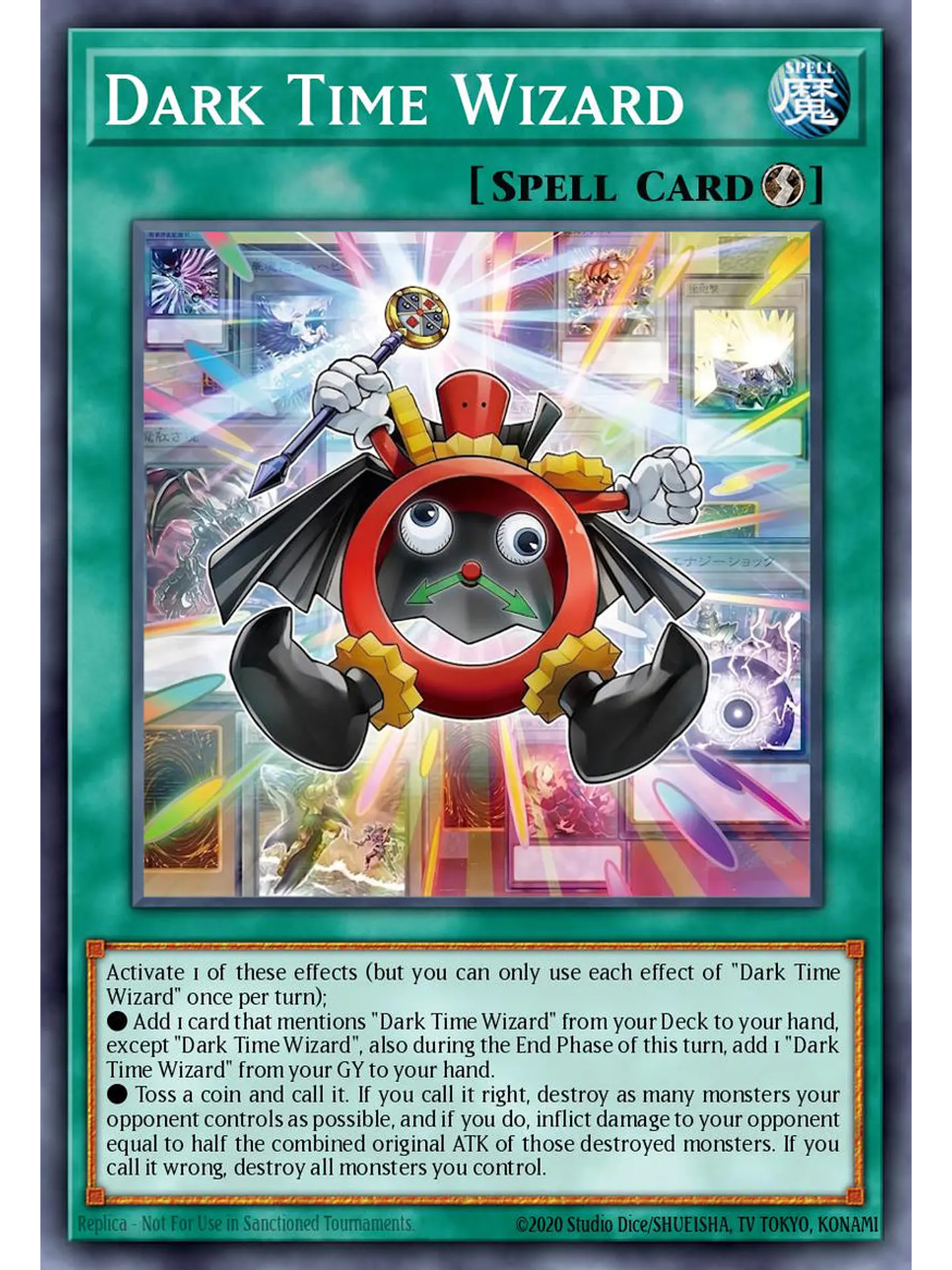 Dark Time Wizard - BETB-EN052 - Ultra Rare 1st Edition 1