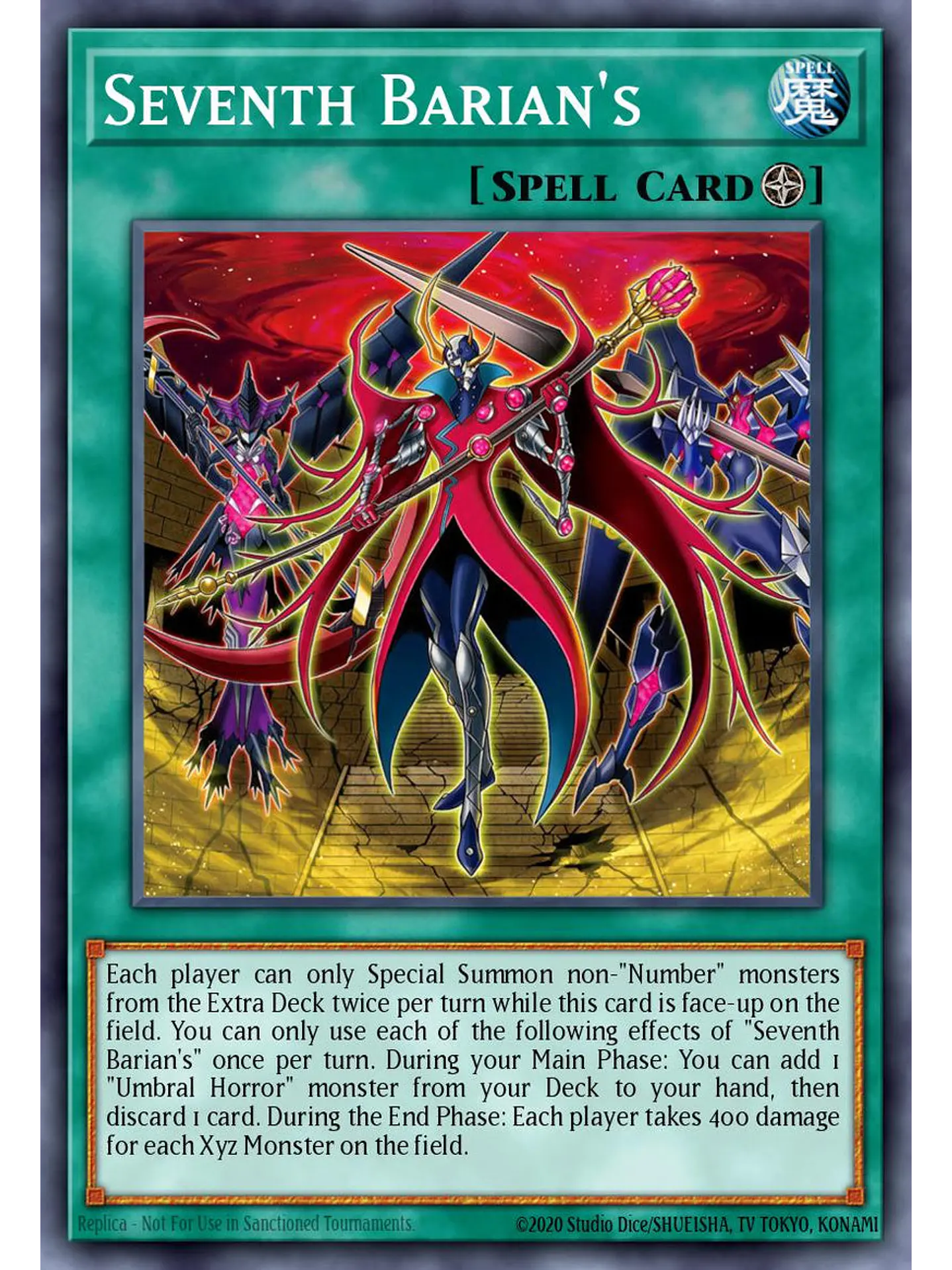 Barian's Seventh Untopia - BETB-EN055 - Secret Rare 1st Edition 1