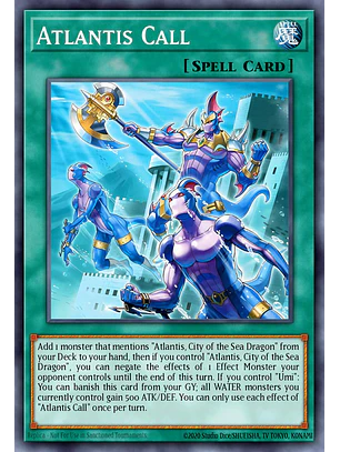 Call of Atlantis - BETB-EN059 - Ultra Rare 1st Edition