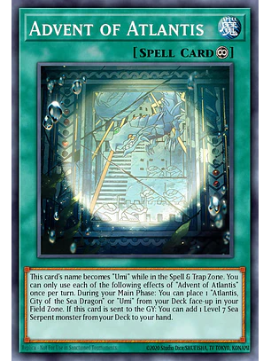 Advent of Atlantis - BETB-EN060 - Common 1st Edition