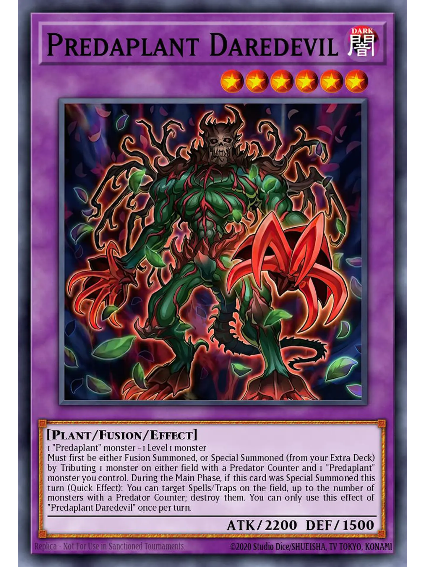 Predaplant Daredevil - BETB-EN100 - Super Rare 1st Edition 1