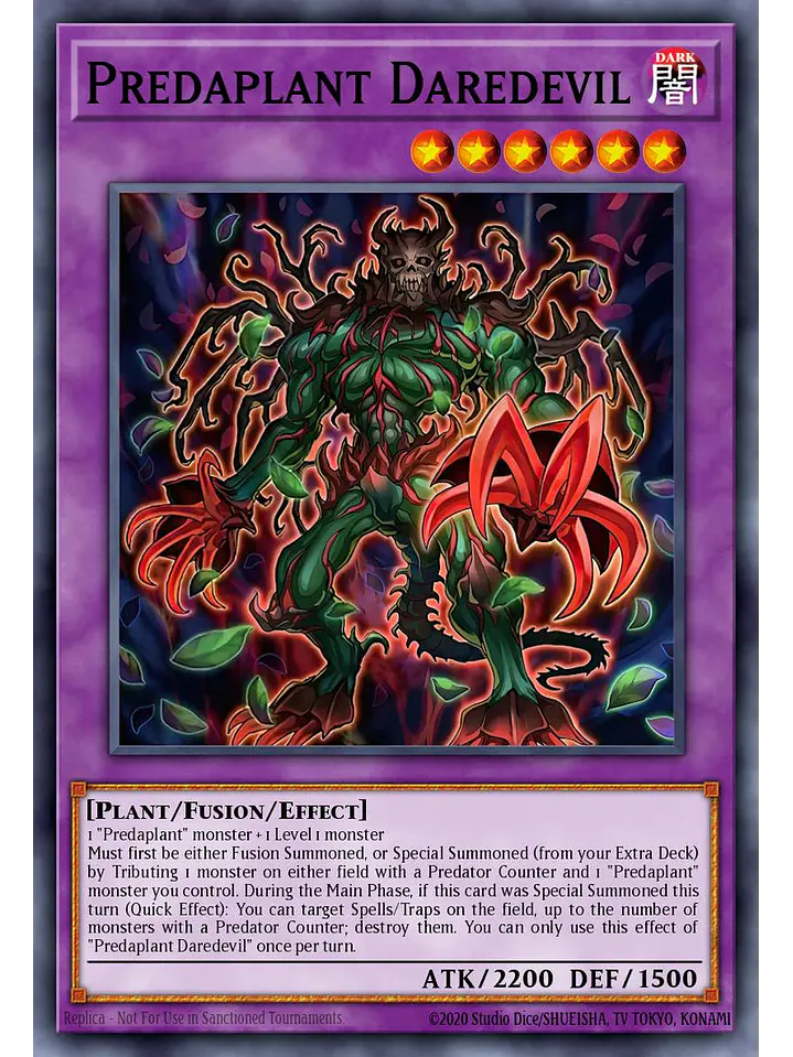 Predaplant Daredevil - BETB-EN100 - Super Rare 1st Edition 1