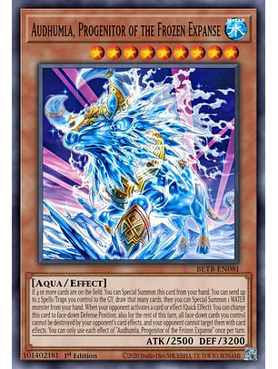 Audhumla, Progenitor of the Frozen Expanse - BETB-EN081 - Ultra Rare 1st Edition