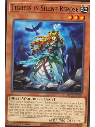 Tigress in Silent Repose - BETB-EN082 - Common 1st Edition