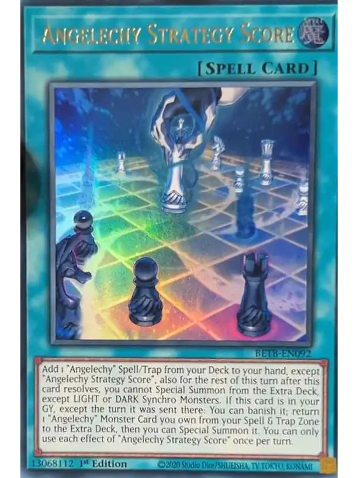Angelechy Strategy Score - BETB-EN092 - Ultra Rare 1st Edition 1