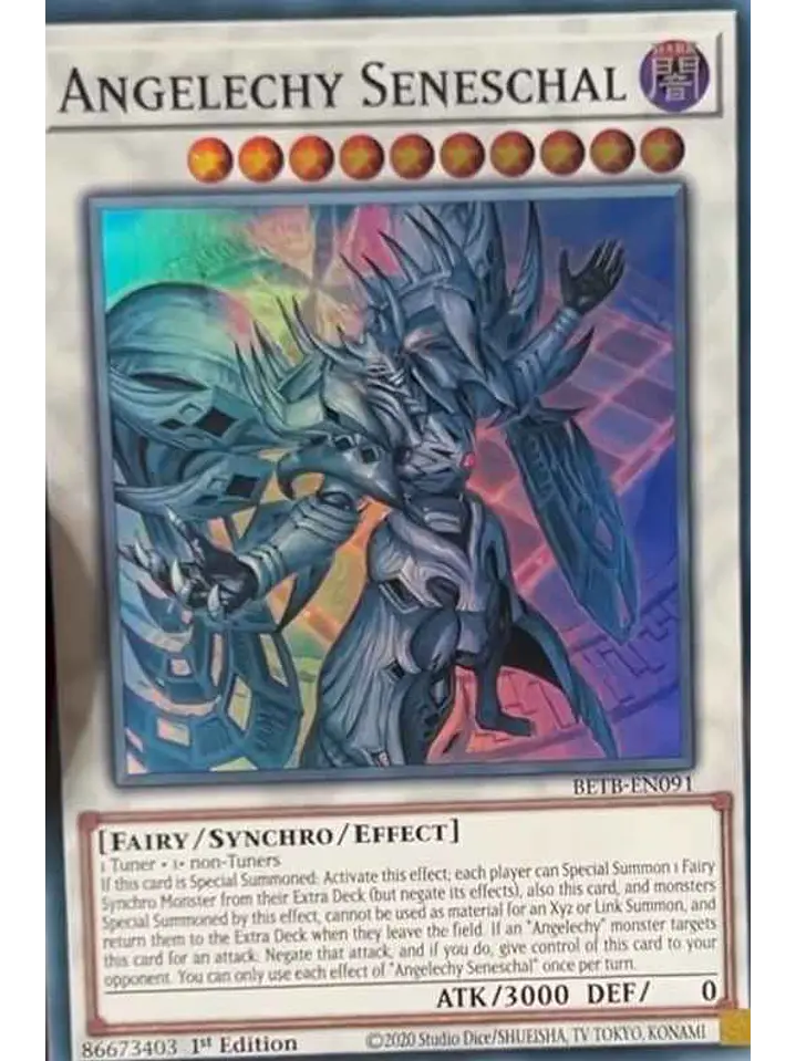Angelechy Seneschal - BETB-EN091 - Super Rare 1st Edition 1