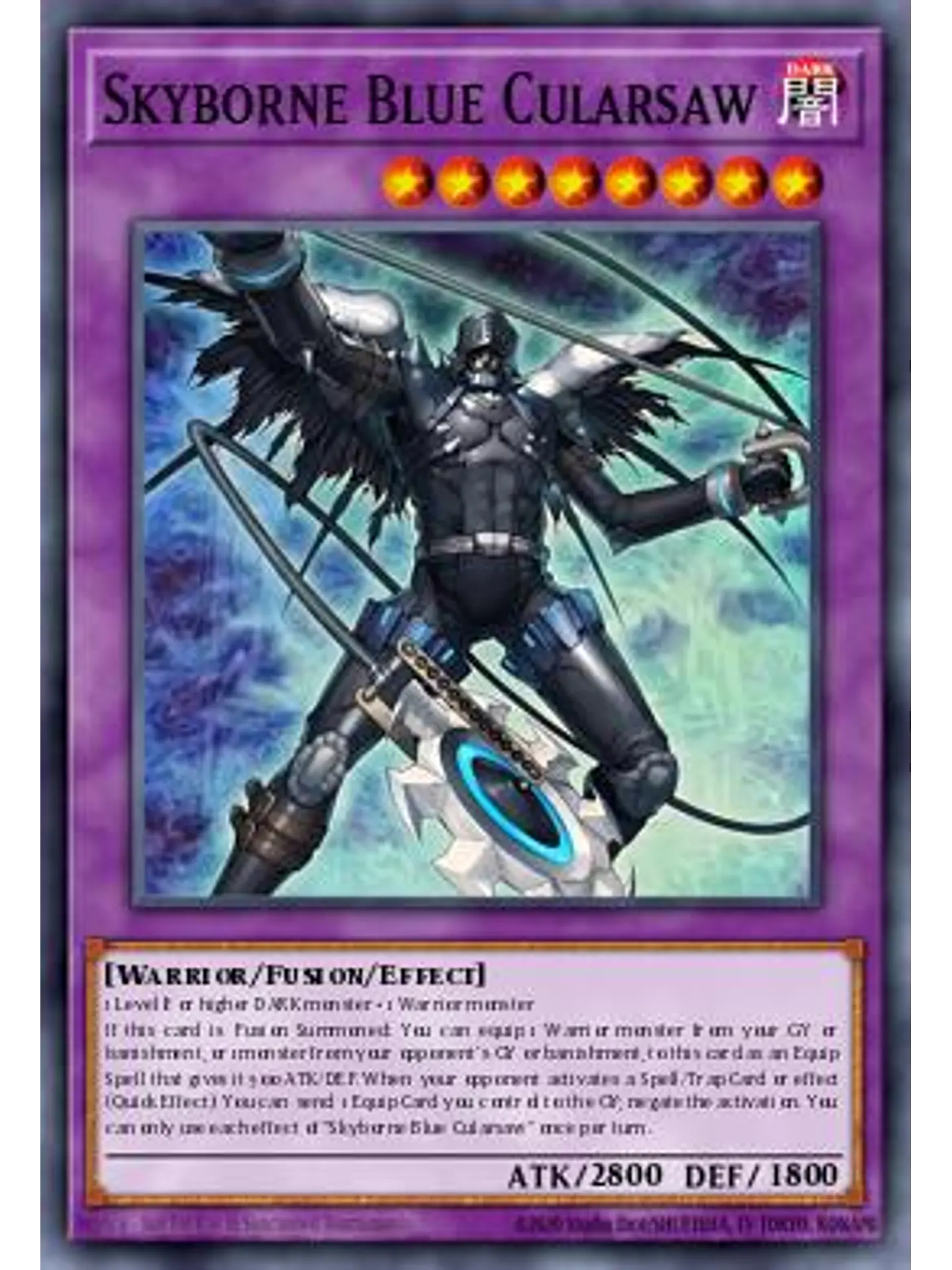 Skyborne Blue Cularsaw - BETB-EN087 - Super Rare 1st Edition 1