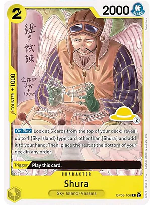 OP05-106 R Shura (Luffy Deck)