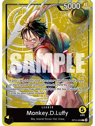 OP15-098 L Monkey.D.Luffy (Luffy Deck)