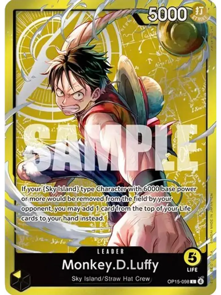 OP15-098 L Monkey.D.Luffy (Luffy Deck) 1