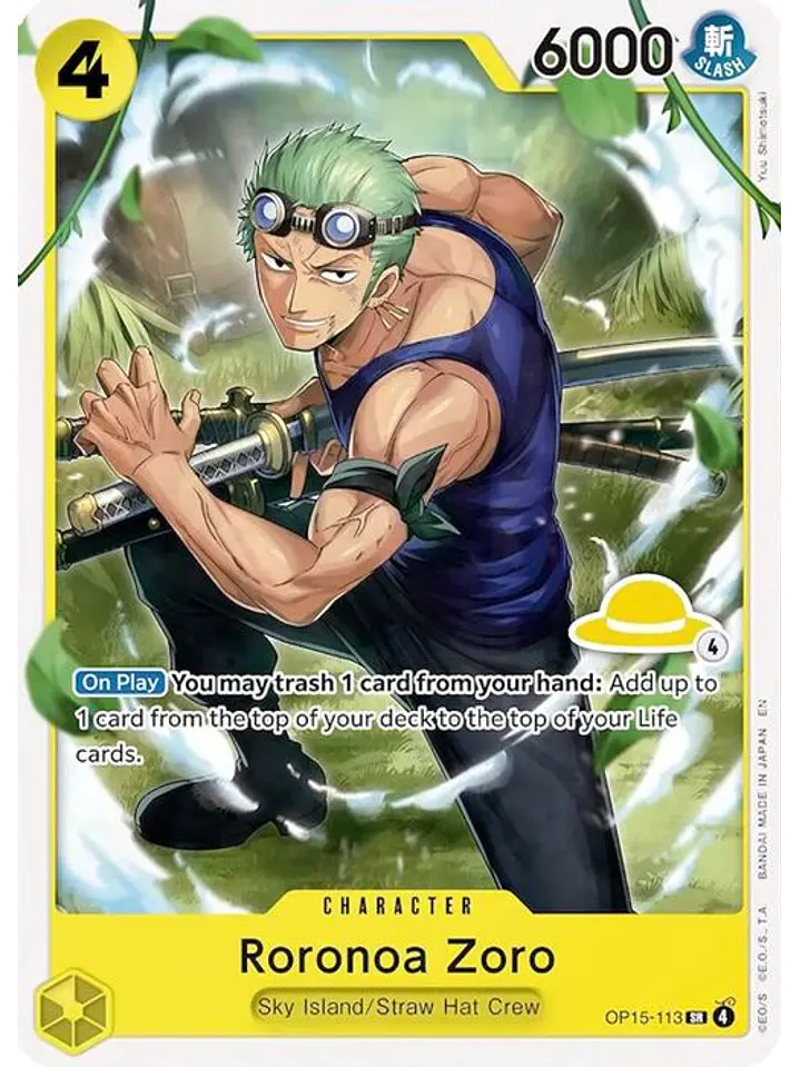 OP15-113 SR Roronoa Zoro (Luffy Deck) 1