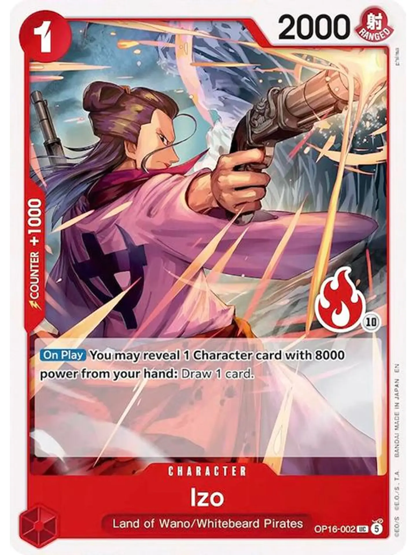 OP16-002 U Izo (Ace Deck) 1