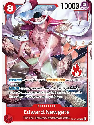 OP16-003 SR Edward.Newgate (Ace Deck)