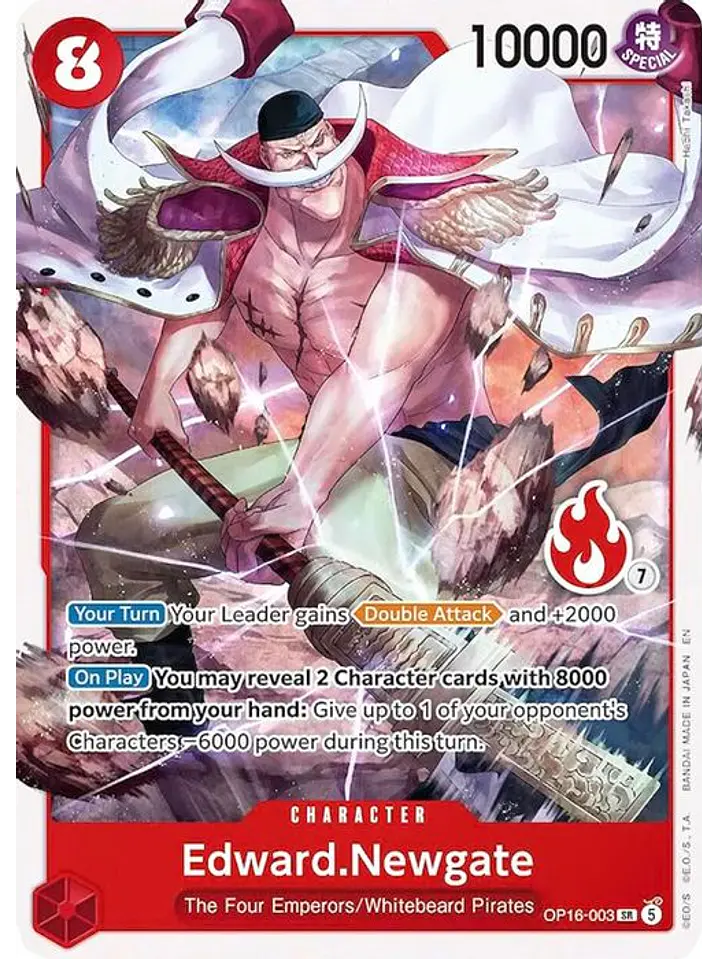OP16-003 SR Edward.Newgate (Ace Deck) 1
