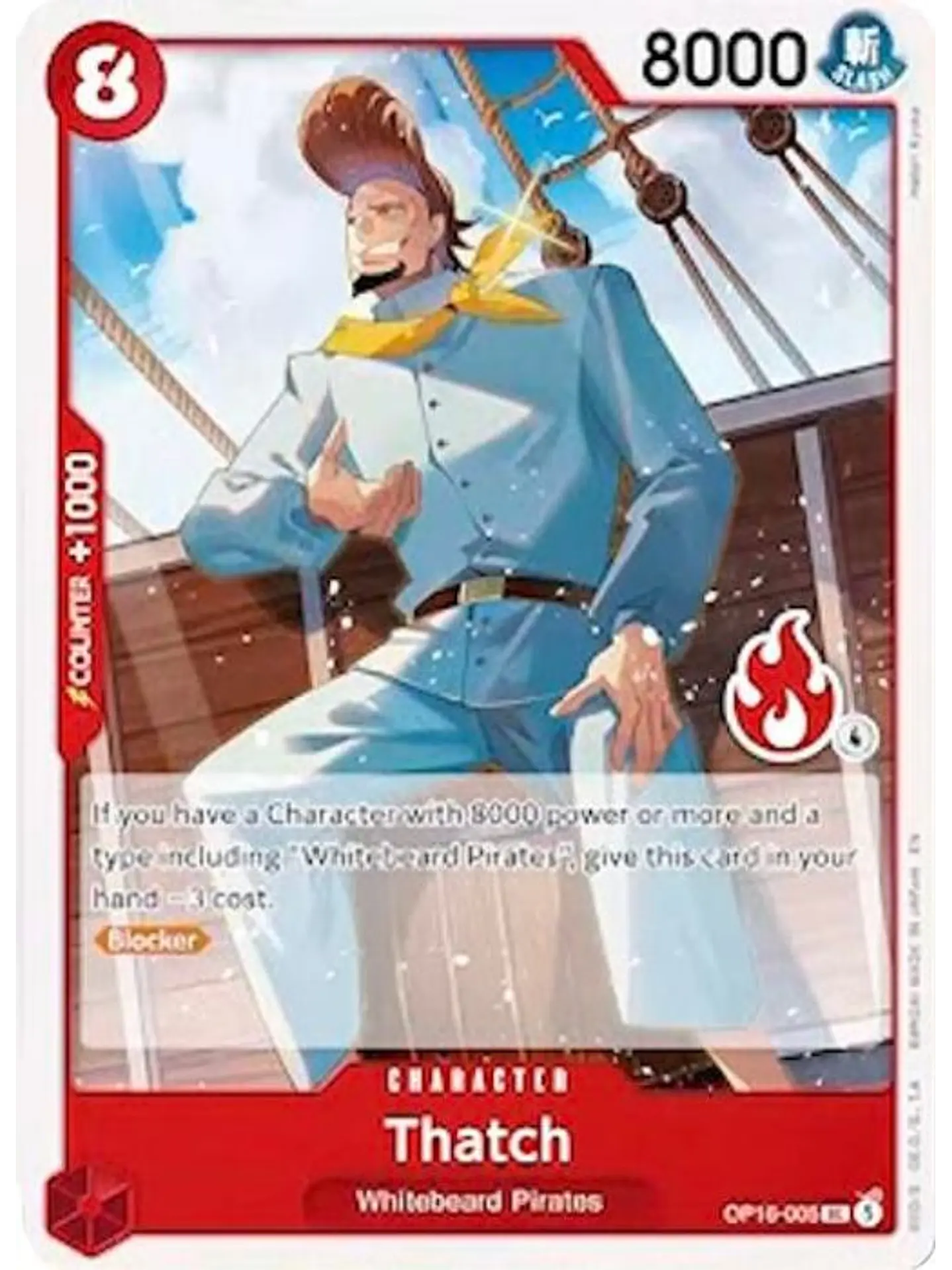 OP16-005 U Thatch (Ace Deck) 1