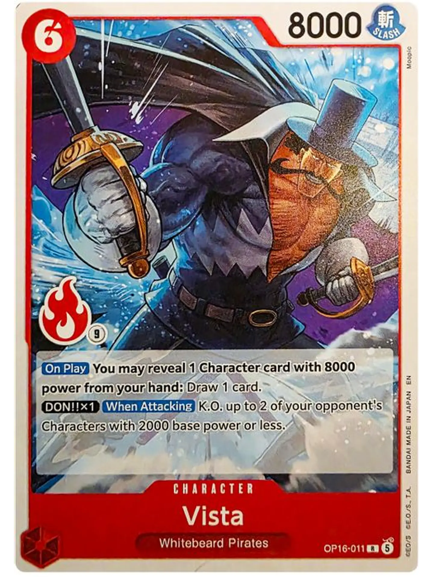 OP16-011 R Vista (Ace Deck) 1