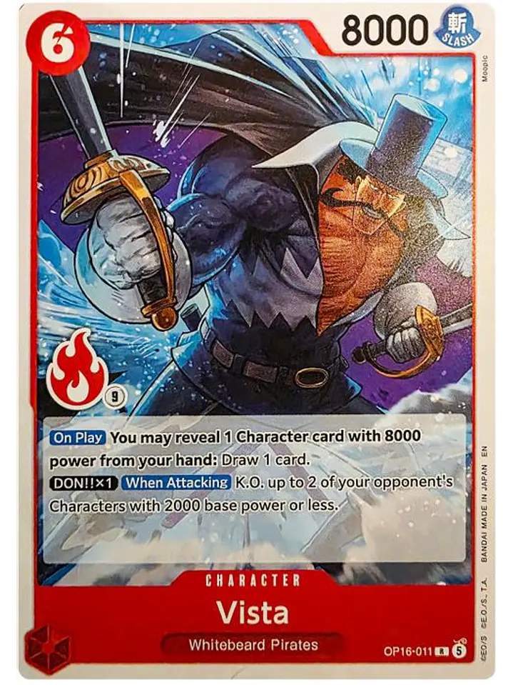 OP16-011 R Vista (Ace Deck) 1