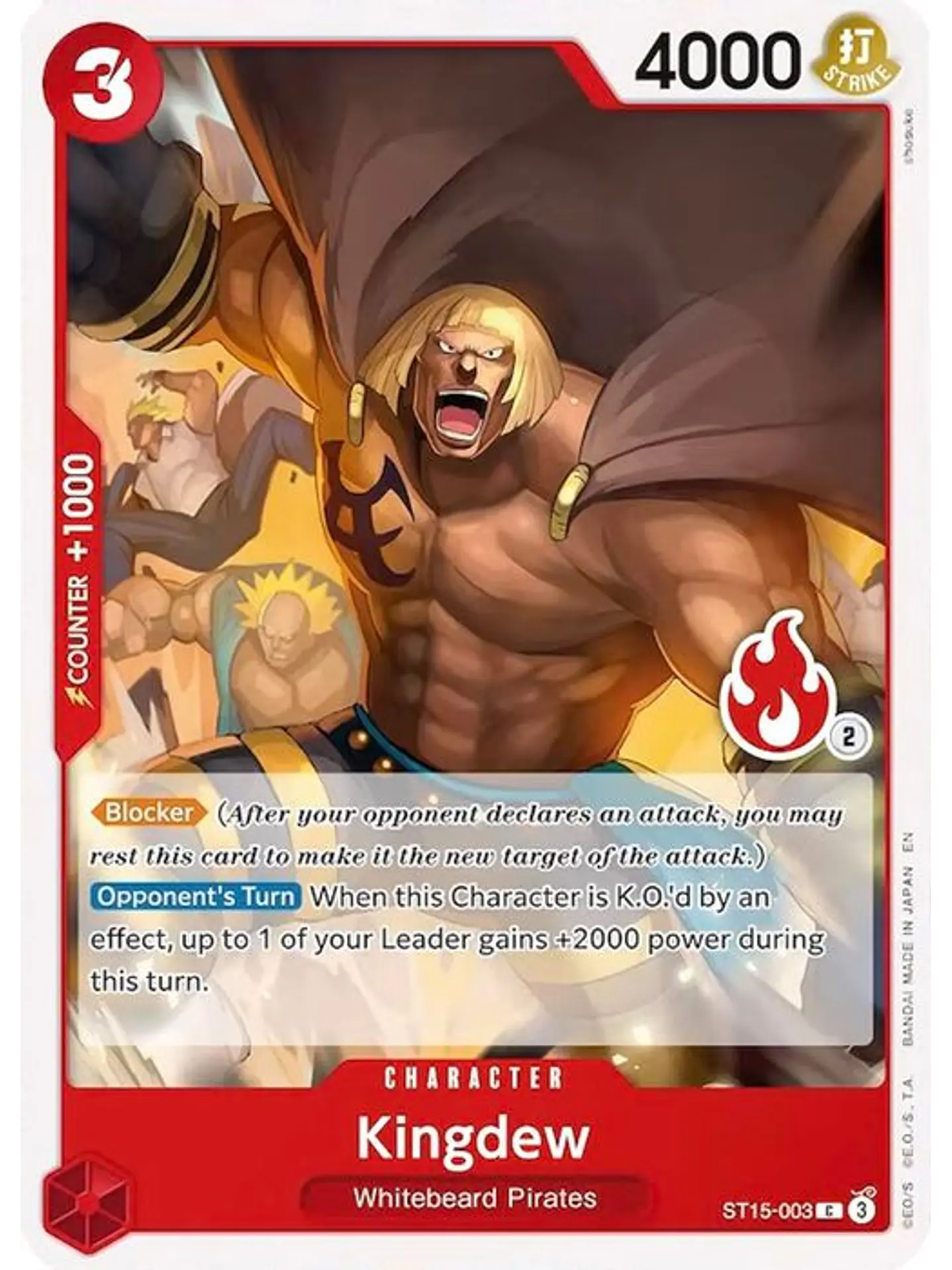 ST15-003 C Kingdew (Ace Deck) 1