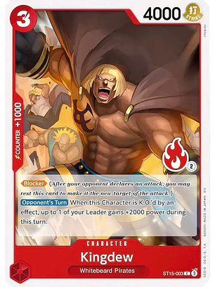 ST15-003 C Kingdew (Ace Deck)