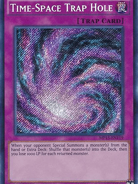 Time-Space Trap Hole - MP15-EN119 - Secret Rare 1st Edition