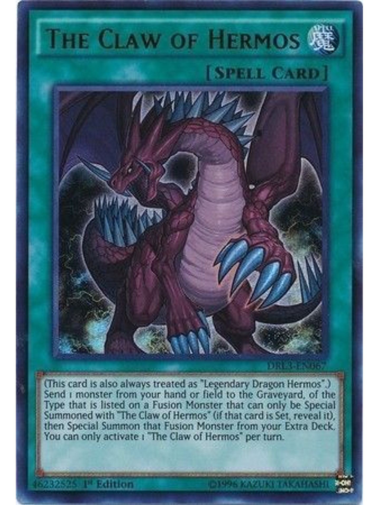 The Claw of Hermos - DRL3-EN067 - Ultra Rare 1st Edition 1