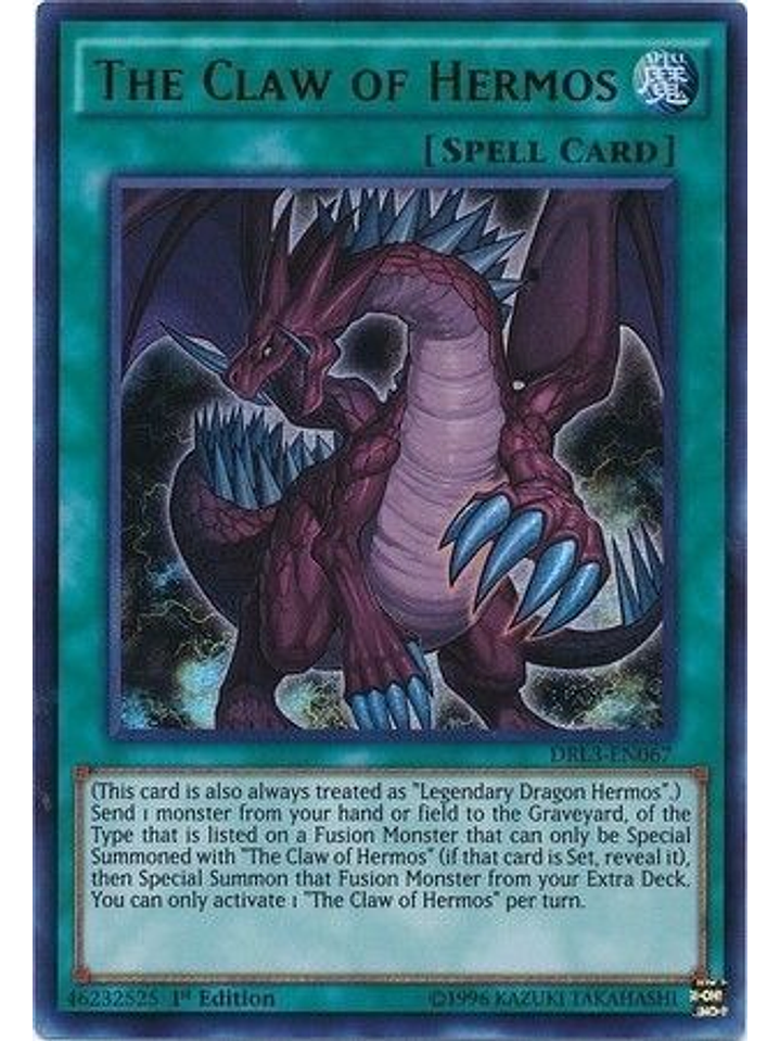 The Claw of Hermos - DRL3-EN067 - Ultra Rare 1st Edition 1