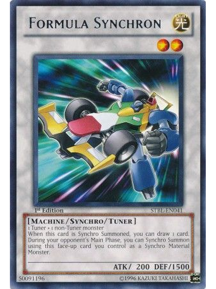 Formula Synchron - STBL-EN041 - Rare 1st Edition 1