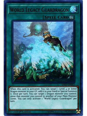 World Legacy Guardragon - SAST-EN062 - Ultra Rare 1st Edition