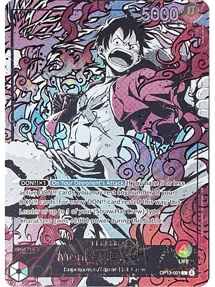 OP13-001 (Alternate Art) Monkey.D.Luffy