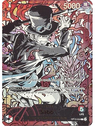 OP13-004 (Alternate Art) Sabo