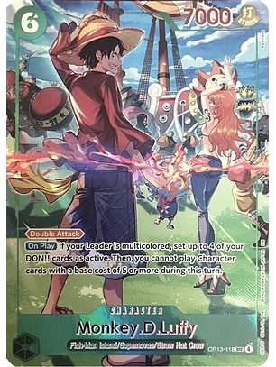 OP13-118 (Alternate Art) Monkey.D.Luffy (118)