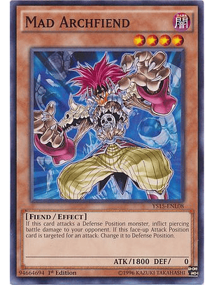 Mad Archfiend - YS15-ENL08 - Common 1st Edition