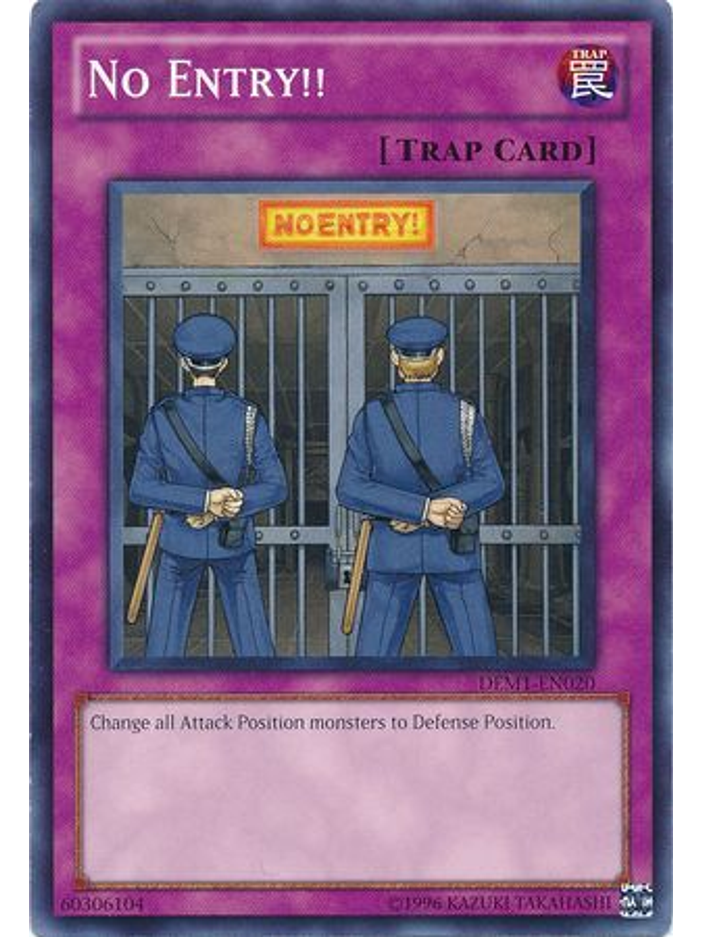 No Entry!! - DEM1-EN020 - Common 1