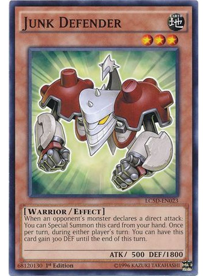 Junk Defender - LC5D-EN023 - Common 1st Edition 1