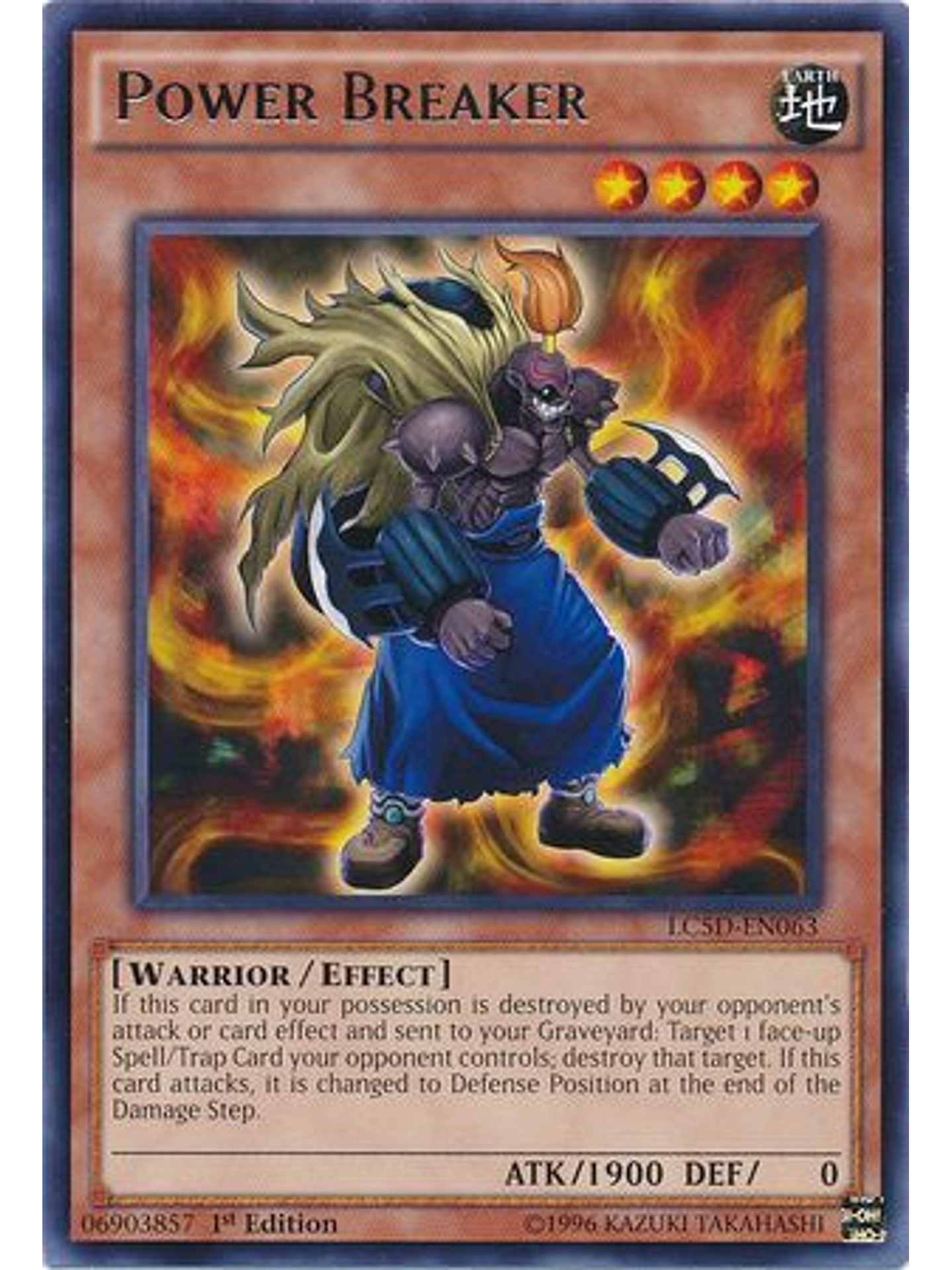 Power Breaker - LC5D-EN063 - Rare 1st Edition 1