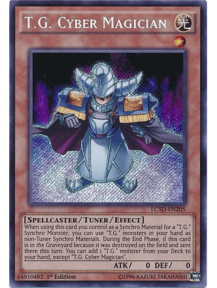 T.G. Cyber Magician - LC5D-EN205 - Secret Rare 1st Edition