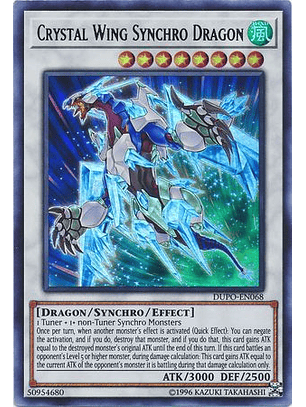 Crystal Wing Synchro Dragon - DUPO-EN068 - Ultra Rare Unlimited