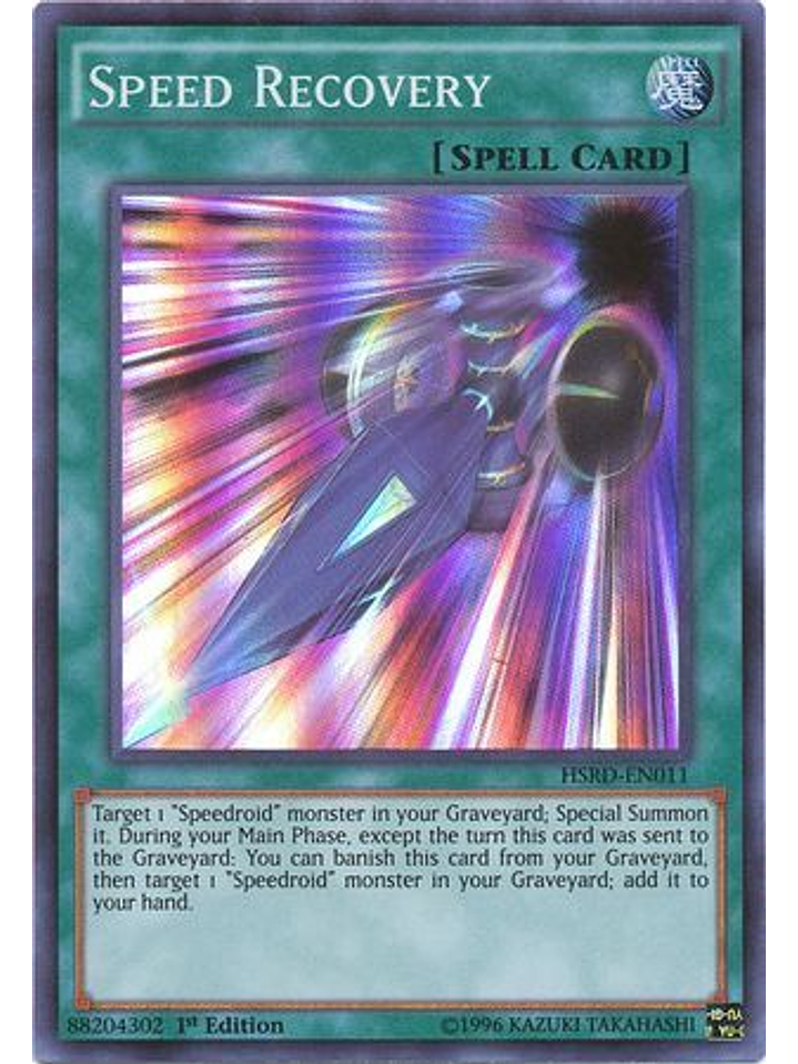Speed Recovery - HSRD-EN011 - Super Rare 1st Edition 1