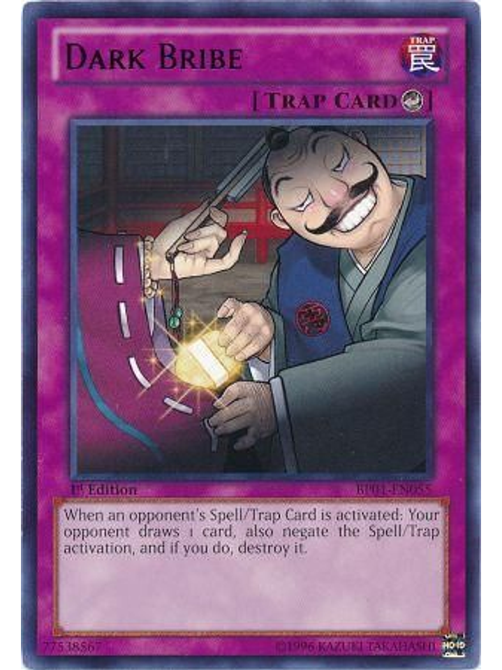Dark Bribe - BP01-EN055 - Rare 1st Edition 1