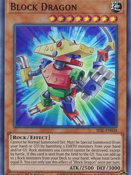 Block Dragon - SESL-EN038 - Super Rare 1st Edition