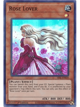 Rose Lover - SESL-EN039 - Super Rare 1st Edition