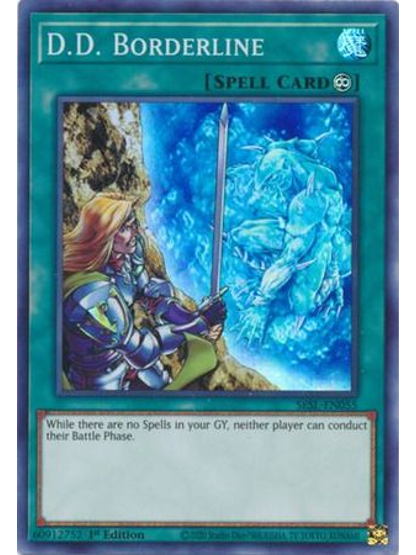 D.D. Borderline - SESL-EN055 - Super Rare 1st Edition 1