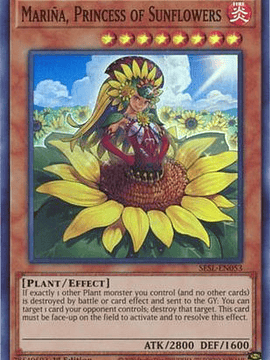 Mariña, Princess of Sunflowers - SESL-EN053 - Super Rare 1st Edition