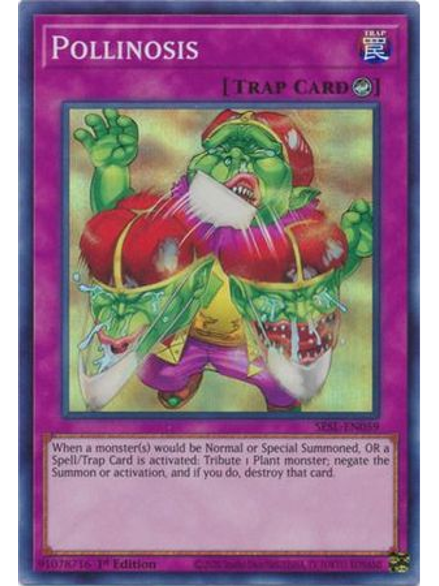 Pollinosis - SESL-EN059 - Super Rare 1st Edition 1