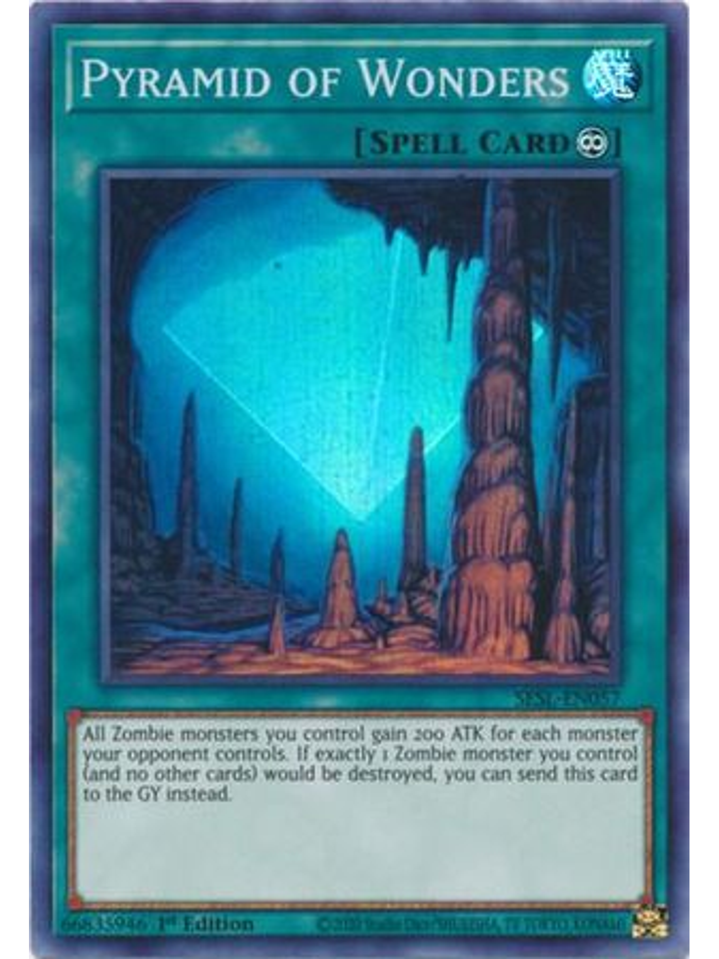 Pyramid of Wonders - SESL-EN057 - Super Rare 1st Edition 1